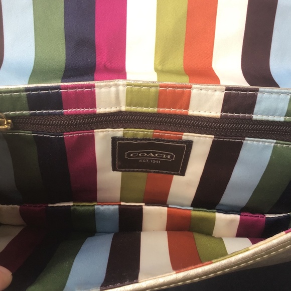 Coach Gold Satchel Bag - Picture 8 of 16